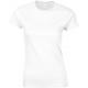 Camiseta softstyle mujer de algodón preencogido Ref.TTGI6400L-BLANCO