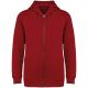 Sudadera cremallera y capucha infantil - 350g Ref.TTNS405-HIBISCO ROJO