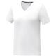 Camiseta de manga corta y cuello en V para mujer somoto Somoto Ref.PF38031-BLANCO