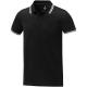 Polo de manga corta con ribete para hombre Amarago Ref.PF38108-NEGRO INTENSO