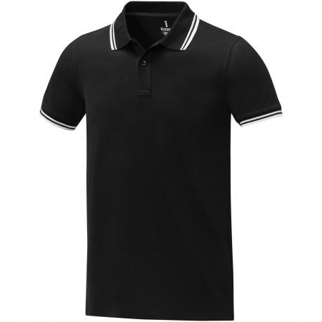 Polo de manga corta con ribete para hombre Amarago