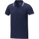 Polo de manga corta con ribete para hombre Amarago Ref.PF38108-AZUL MARINO