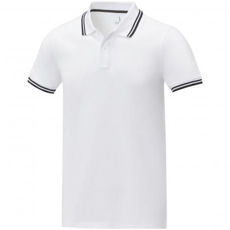 Polo de manga corta con ribete para hombre Amarago