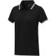 Polo de manga corta con ribete para mujer Amarago Ref.PF38109-NEGRO INTENSO