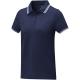 Polo de manga corta con ribete para mujer Amarago Ref.PF38109-AZUL MARINO