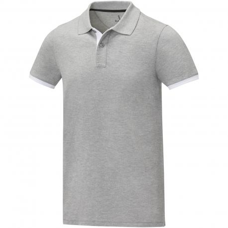 Polo de manga corta de dos tonos para hombre Morgan