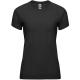 Camiseta técnica manga ranglán Bahrain Woman 135g/m2 Ref.RCA0408-NEGRO