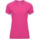 Camiseta técnica manga ranglán Bahrain Woman 135g/m2 Ref.RCA0408-ROSA FLUOR