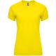 Camiseta técnica manga ranglán Bahrain Woman 135g/m2 Ref.RCA0408-AMARILLO