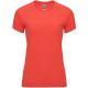 Camiseta técnica manga ranglán Bahrain Woman 135g/m2 Ref.RCA0408-CORAL FLUOR