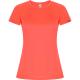 Camiseta técnica de manga corta Control Dry Imola Woman Ref.RCA0428-CORAL FLUOR