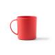 Taza de PP reutilzable con capacidad de 300 ml LINO Ref.RTZ1362-ROJO 