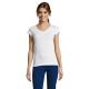 Camiseta de algodón para mujer Sol's Moon 150g/m2 Ref.MDS11388-BLANCO