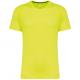 Camiseta deporte material reciclado hombre Ref.TTPA4012-AMARILLO FLUORESCENTE