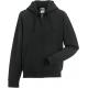 Sudadera authentic con cremallera y capucha Ref.TTRU266M-NEGRO