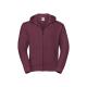 Sudadera authentic con cremallera y capucha Ref.TTRU266M-BURGUNDY