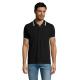 Pasadena polo hombre 200g Pasadena men Ref.MDS00577-NEGRO/BLANCO