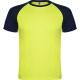 Camiseta deportiva de manga corta Indianapolis Ref.RCA6650-AMARILLO FLUOR/MARINO