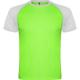 Camiseta deportiva de manga corta Indianapolis Ref.RCA6650-VERDE FLUOR/BLANCO