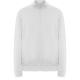 Sudadera de cuello alto con cremallera a tono ULAN Ref.RCQ6439-BLANCO