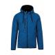 Chaqueta jaspeada con capucha hombre Ref.TTPA365-LIGERO ROYAL BLUE MELANGE