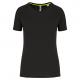 Camiseta deporte material reciclado mujer Ref.TTPA4013-NEGRO