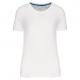 Camiseta deporte material reciclado mujer Ref.TTPA4013-BLANCO