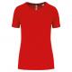 Camiseta deporte material reciclado mujer Ref.TTPA4013-RED