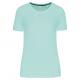 Camiseta deporte material reciclado mujer Ref.TTPA4013-MENTA DE HIELO