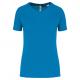 Camiseta deporte material reciclado mujer Ref.TTPA4013-TURQUESA