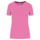 Camiseta deporte material reciclado mujer Ref.TTPA4013-ROSA PROFUNDO