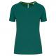 Camiseta deporte material reciclado mujer Ref.TTPA4013-VERDE GINKO