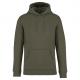 Sudadera ecorresponsable con capucha unisex Ref.TTNS401-ORGANIC KHAKI