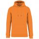 Sudadera ecorresponsable con capucha unisex Ref.TTNS401-TANGERINE