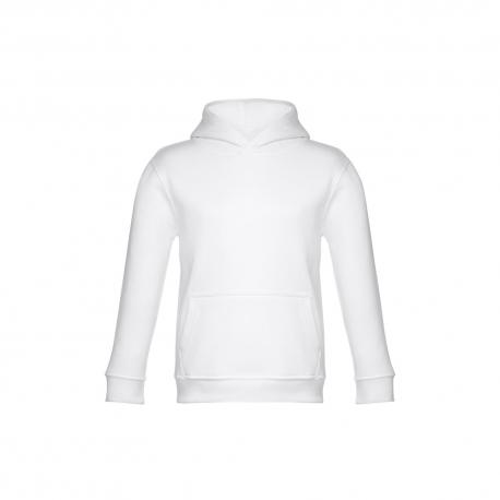 Sudadera blanca unisex para niños con capucha Phoenix kids