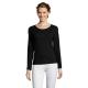 Camiseta mujer150 Majestic Ref.MDS11425-NEGRO PROFUNDO