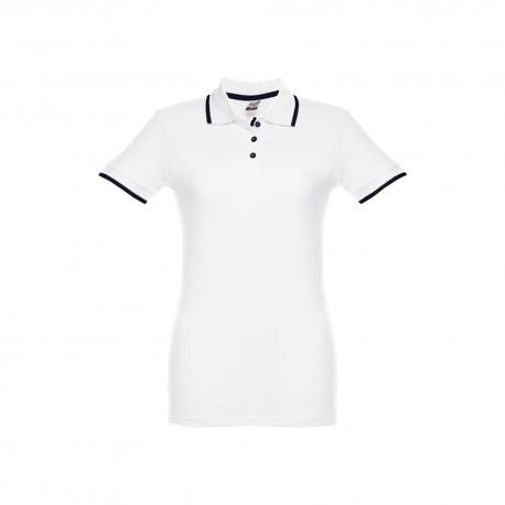 Polo slim fit para mujer. Blanco Thc rome women wh