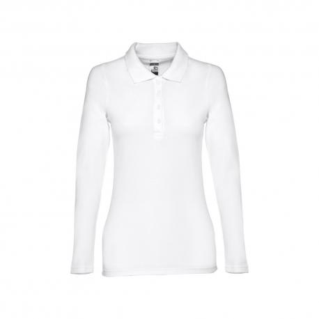 Polo de manga larga para mujer blanco Thc bern women wh