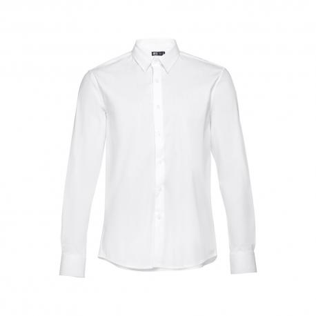 Camisa de popelina para hombre. Blanco Thc paris wh