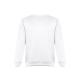 Sudadera blanca de cuello redondo unisex Blanco Delta Ref.PS30202-BLANCO