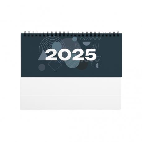 Calendario 2025 de sobremesa y espacio para notas Feber