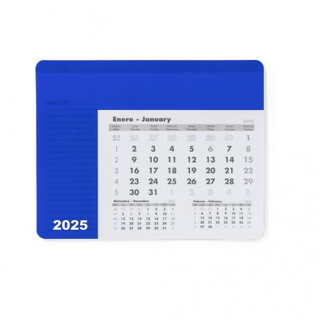 Alfombrilla ratón calendario mensual 2025 Rendux