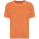 Camiseta ecorresponsable de rizo niña Ref.TTNS319-ALBARICOQUE