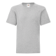 Camiseta iconic 195 t infantil Ref.TTSC61363-CUERO GRIS