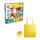 Juego educativo suministrado con una bolsa de regalo plegable de 190t Modeling dough factory kit ii Ref.PS35801-AMARILLO 