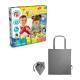 Juego educativo suministrado con una bolsa de regalo plegable de 190t Modeling dough factory kit ii Ref.PS35801-GRIS 