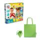 Juego educativo suministrado con una bolsa de regalo plegable de 190t Modeling dough factory kit ii Ref.PS35801-VERDE CLARO 