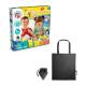 Juego educativo suministrado con una bolsa de regalo plegable de 190t Modeling dough factory kit ii Ref.PS35801-NEGRO 