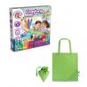 Juego educativo suministrado con una bolsa de regalo plegable de 190t Crayon factory kit ii