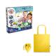 Kit educativo suministrado con una bolsa de regalo plegable de 190t Diy pen factory kit ii Ref.PS35809-AMARILLO 